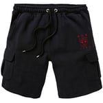 Transformers Autobots Embroidered Unisex Cargo Shorts - Black - M