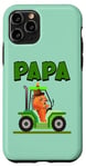 Coque pour iPhone 11 Pro Agriculteur PAPA Tracteur Enfants
