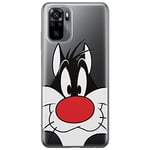 ERT GROUP Coque de téléphone Portable pour Xiaomi REDMI Note 10/ 10S Original et sous Licence Officielle Looney Tunes Motif Sylvester 001 adapté à la Forme du téléphone Portable, partiel imprimé