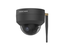 Foscam D4Z, IP-säkerhetskamera, Inomhus & utomhus, Kabel & Trådlös, Tak, Svart, Glödlampa