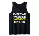 Vintage Everyone Watches Women's Sports Funny Essential Tank Top
