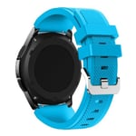 bracelet de montre couleur bleu taille 22mm pour Samsung Galaxy Watch 3-4-active 2-Gear s3 Frontier-S2-bracel