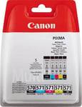 Canon PGI-570 / CLI-571 Black/Cyan/Magenta & Yellow Ink Multipack PIXMA MG6850