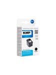 KMP H160 - black - ink cartridge (alternative for: HP 62 HP C2P04AE) - Blækpatron Sort