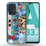 Cokitec Coque pour Samsung Galaxy A33 5G Manga One Piece Sunny Multicolore