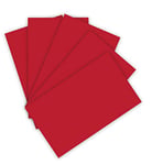 folia 6318 Lot de 50 feuilles de papier de couleur Rouge brique Format A3 130 g/m²