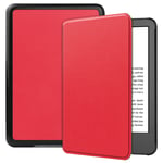 Parallel Imported Kindle Touch 6" (11th Gen 2022) Folio PU Leather Case Red
