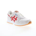 Asics Lyte Classic 1191A333-100 Mens Red Leather Lifestyle Trainers Shoes