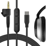 Geekria Type-C Audio Cable with Mic for Bose Around-Ear AE2, AE2i, AE2w