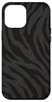 Coque pour iPhone 13 Pro Max Joli motif tigre rayé noir imprimé animal sauvage