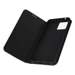 Folio Case for Motorola Moto G72 Magnetic Cover Card-holder Stand Black