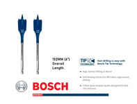 Bosch Expert Flat Bit SelfCut Speed Wood Drill Bits 22mm  1 Pair