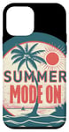 Coque pour iPhone 12 mini Belle saison d'été avec mode sur costume