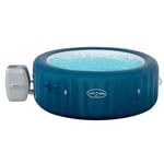 Spa gonflable Lay-Z-Spa® Milan Airjet Plus™ rond 4 à 6 personnes, 196 x 71 cm, 140 jets d'air, 2 intensités de massage, pilotable par téléphone, couverture isolante, filtration à cartouche, diffuseur Chemconnect™, fonction antigel FreezeShield™