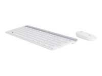 Logitech Slim Wireless Combo MK470 - Ensemble clavier et souris - sans fil - 2.4 GHz - Chinois - blanc cassé