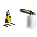 Bundle of Kärcher K 5 Power Control high pressure washer: Intelligent app support - the solution for a wide range of cleaning tasks + Kärcher FJ6 Foam Nozzle - Pressure Washer Accessory
