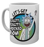OFFICIAL RICK AND MORTY WRECKED COFFEE MUG CUP NEW IN GIFT BOX