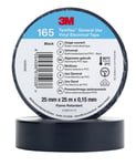 3M Temflex 165 Eltejp 25m x 25mm, svart