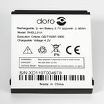Mobilecover Batterie d'origine pour Doro Shell01A, Doro PhoneEasy 410 et Easyphone 410 GSM 800 mAh