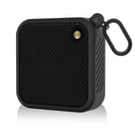 Kannettava Bluetooth-kaiuttimen matkalaukku silikonikotelo Marshall Willenille Musta