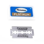 Personna Platinum Double Edge Razor Blades 10-p