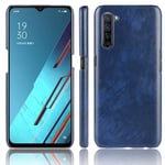SPAK OPPO Find X2 Lite Case,PU Leather Hard Cover Protection Case for OPPO Find X2 Lite (Blue)