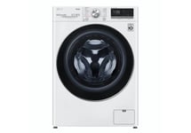 LG F4V709WTSA Freestanding Washing Machine, 9kg White