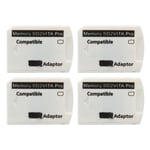 4Pcs For PSV Memory Card Adapter Micro Storage Card Adapter For PS Vita 1000 GDS