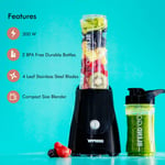 GEEPAS Juicer Blender with 2 Bottles - Smoothie Maker, Milkshake Mixer, 2
