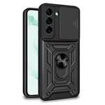 Cool Case for Samsung S906 Galaxy S22 Plus Hard Ring Black
