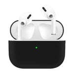 Apple Airpods Pro Charging Case Ultra Tyndt Silikontui - Svart