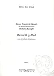 BOTE AND BOCK HÄNDEL G. F. - MENUETT G-MOLL - PIANO Partition classique Piano - instrument à clavier Piano