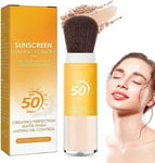 Mineral Sunscreen Setting Powder, Mineral Sun Protection Powder, Lightweight Bre