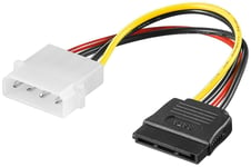 PC strømkabel/adapter  5,25 tommer hann til SATA