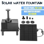 7v 1.5w 180l/h fontaine panneau solaire pompe sans brosse kit d'arrosage piscine jardin fr28471