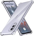 For Nokia X30 / X30 5G Case, Clear Silicone Slim Shockproof Gel Cover