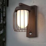 ETC-SHOP Etc-shop - Lampe d'extérieur Applique vintage éclairage IP44, grille d'éclairage mural de maison industriel couleur
