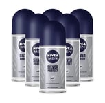 Nivea Men Silver Protect Roll-On Deodorant Antibacterial Select Quantity