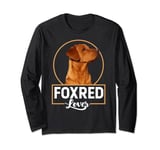 Foxred Lover Redfox Labrador Retriever Fox Red Long Sleeve T-Shirt