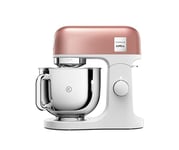 Kenwood kMix Editions KMX760API Kitchen Machine, 5 l Stainless Steel Bowl, Safe-Use Safety System, Metal Casing, 1000 Watts, incl. 3-Piece Patisserie Set and Splash Guard, Apricot Pink