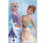 Fleecefilt Frost Elsa Anna och Olof 100x150cm