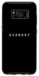 Coque pour Galaxy S8 Everest Souvenir / Everest Mountain Climber Police moderne