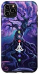 Chakra Méditation Arbre Nature Univers Éléments Coque pour iPhone 11 Pro Max