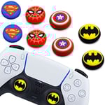 8st Analog Thumb Grip Stick- cover, Dualsense trådlösa kontroller Game Remote Joystick- cap, halkfri cover för Ps5/ps4/xbo