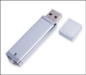 SuperTalent STU8GDGS DG Séries Clé USB Flash drive 8 Go Argent