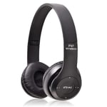 iWear BITS melua vaimentava taitettava Bluetooth 5.0 langaton kuulokemikrofoni FM-radio / MP3 Mico SD ja puhelinsoitto, musta