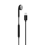 promate Promate Apple MFI Certified HiFI Earbuds with Call Button and Microphone BEAT-LT Black