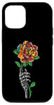 Coque pour iPhone 13 Sri Lanka Rose Squelette Pride Drapeau Sri Lankais Racines Souvenir