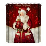 Duschdraperi - Jul Santa Claus