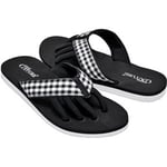 Pedi Couture Jalkahoito Pediküre Sandalen Gingham Print Koko L - 39/40 1 pari 2 Stk.